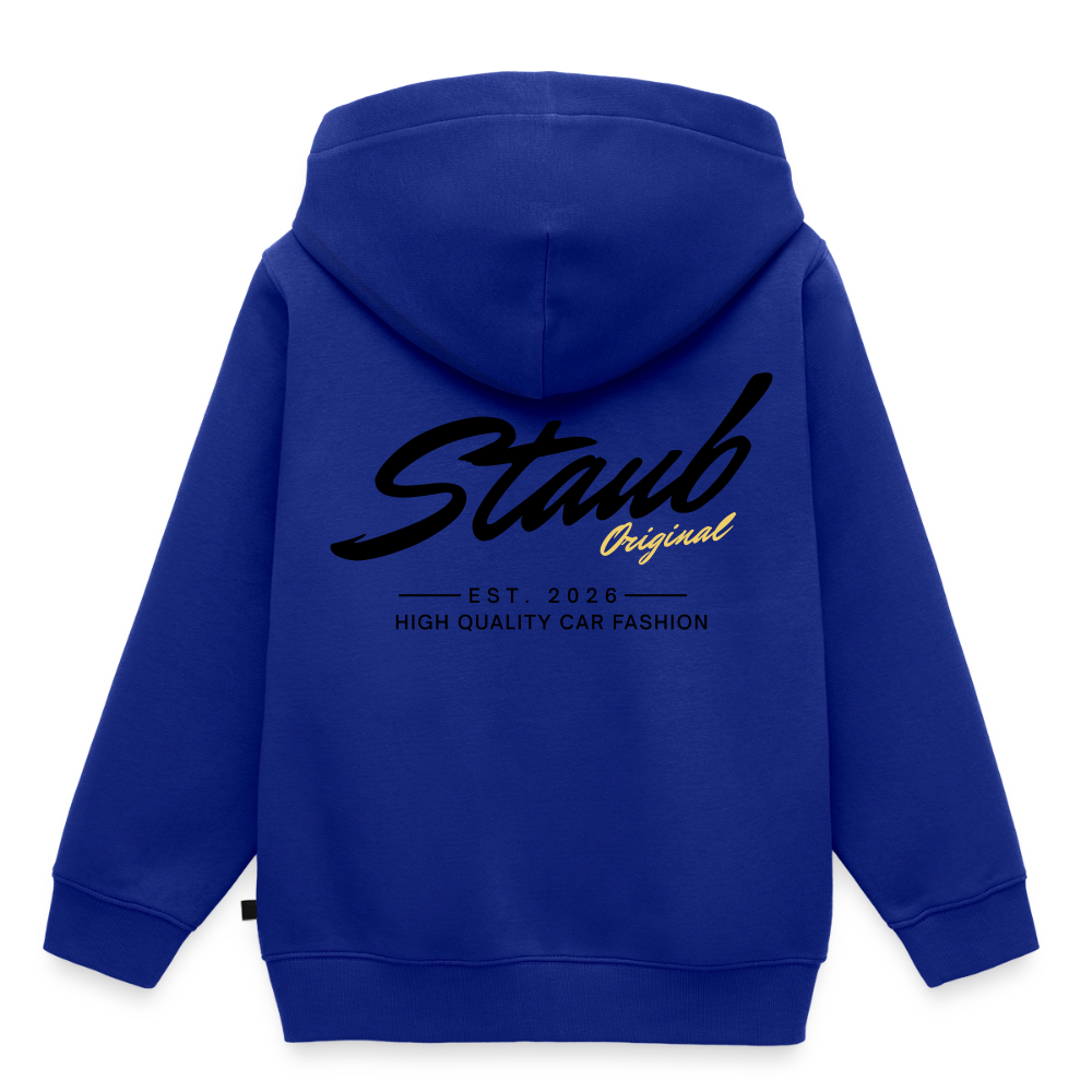 First Edition Kinder Hoodie - für kleine Autofans - Royalblau