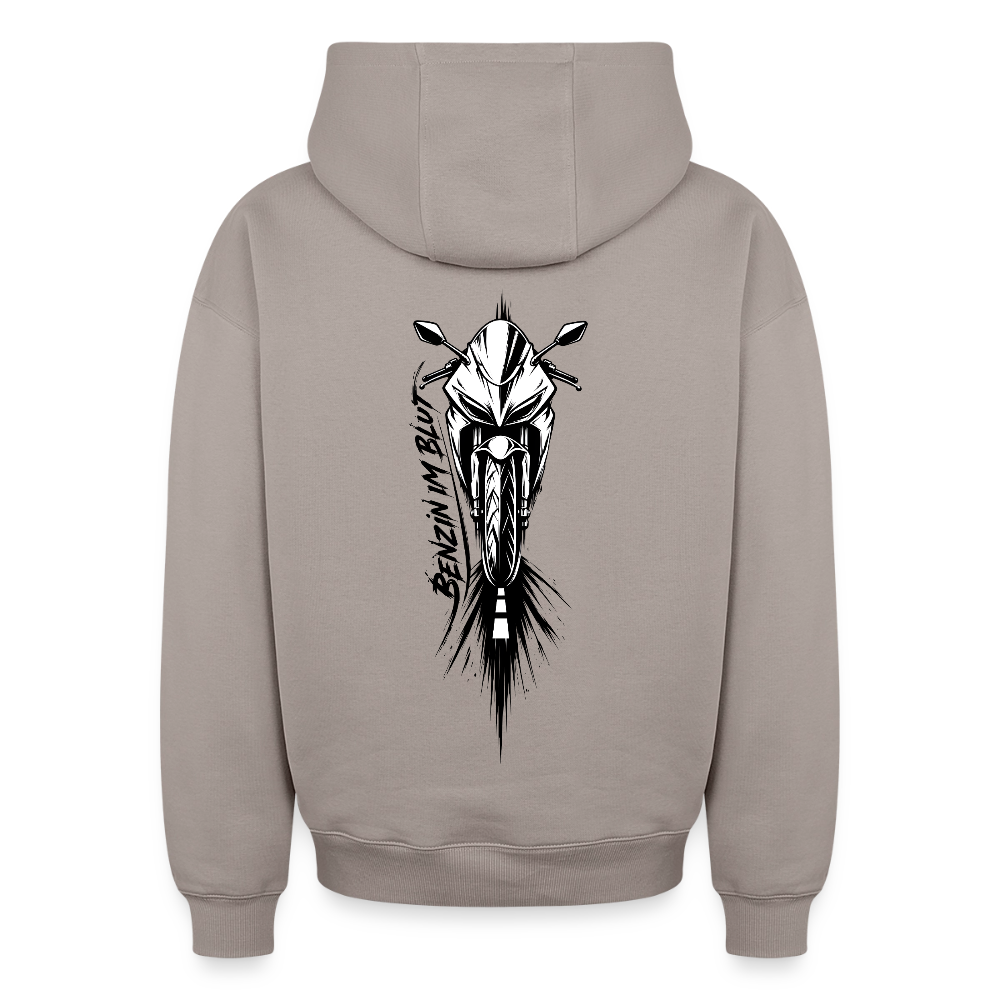 Oversized Heavyweight Unisex Hoodie - Taupe