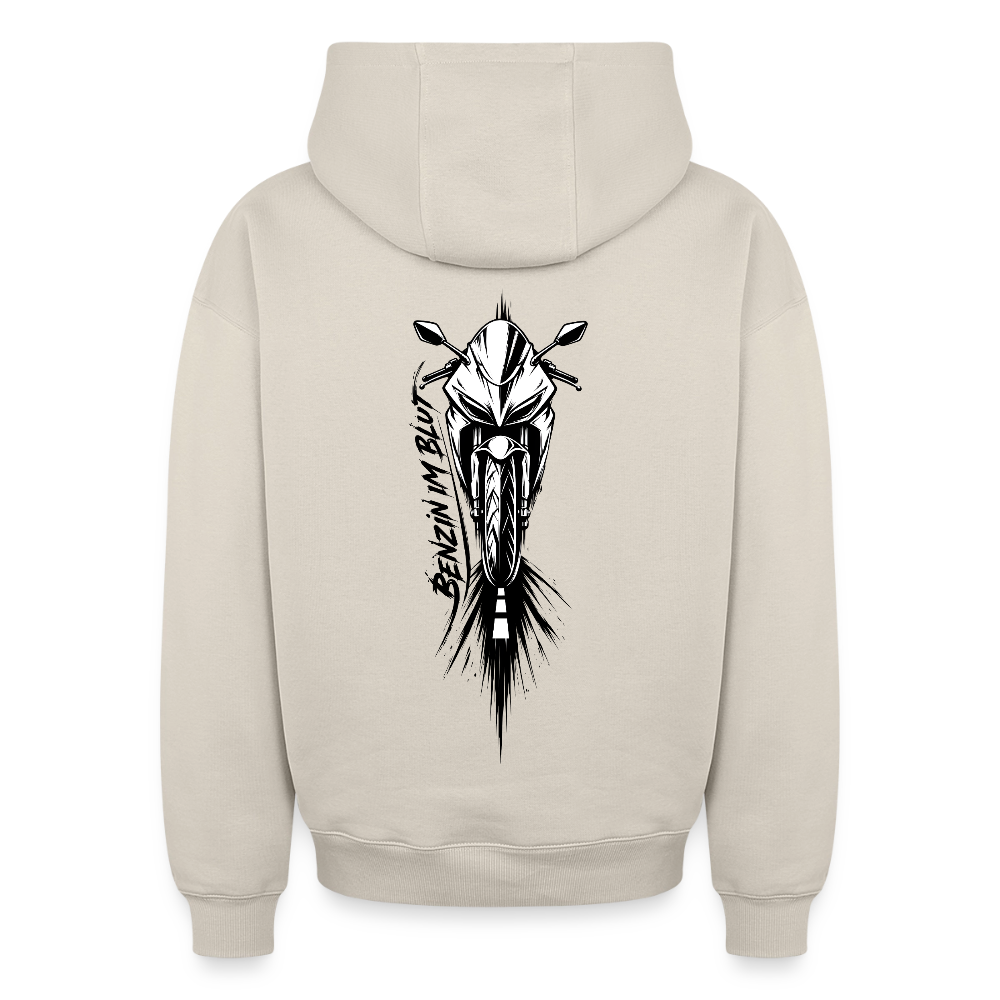 Oversized Heavyweight Unisex Hoodie - Beige