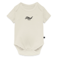 First Edition Baby Kurzarm-Body - Naturweiß