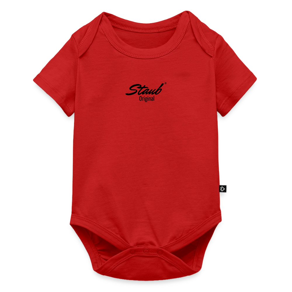 First Edition Baby Kurzarm-Body - Rot