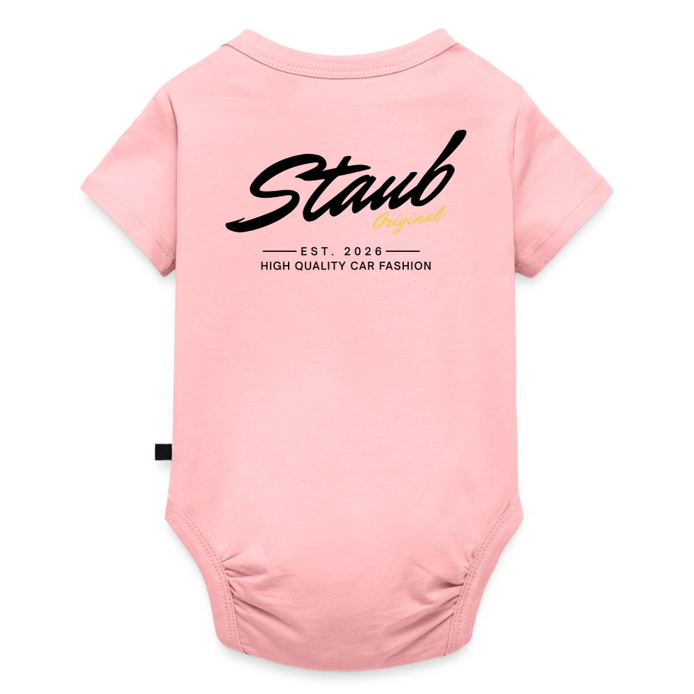 First Edition Baby Kurzarm-Body - Rosa
