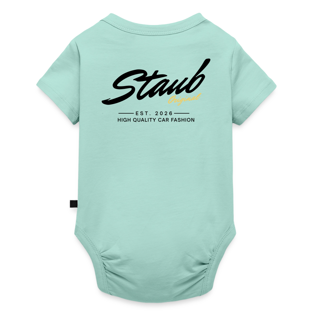 First Edition Baby Kurzarm-Body - Mint 