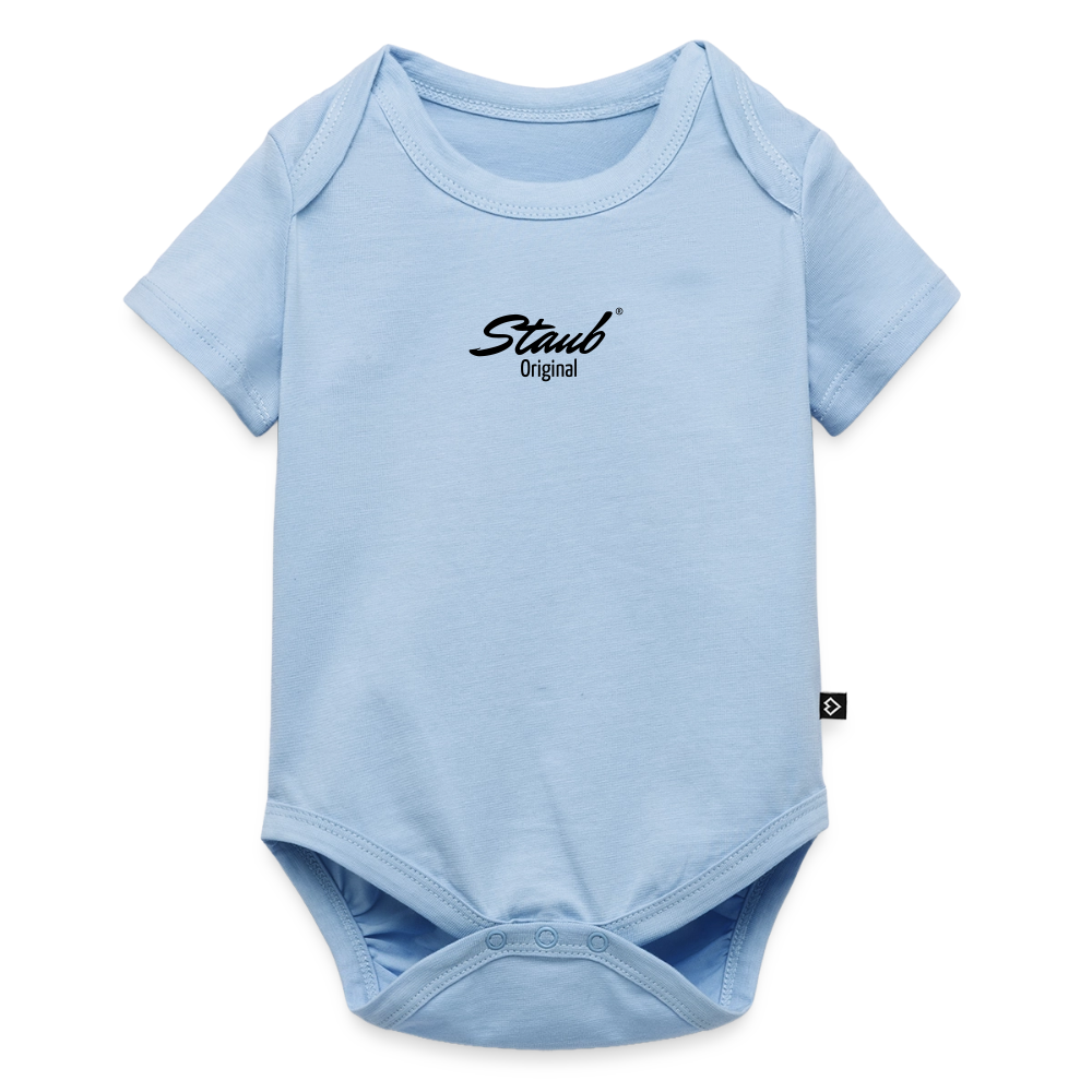 First Edition Baby Kurzarm-Body - Hellblau